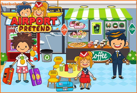 My Pretend Airport - Kids Travel Town FREE screenshot