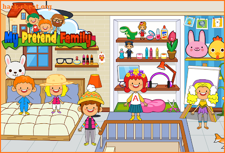 My Pretend Home & Family - Kids Play Town Games! screenshot