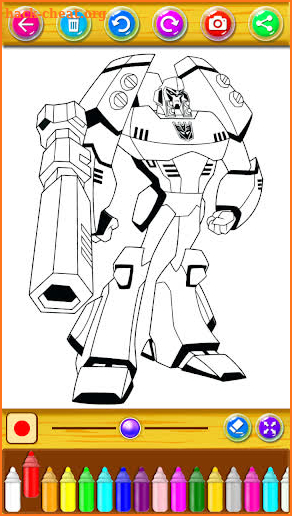 My Robots Coloring Book screenshot