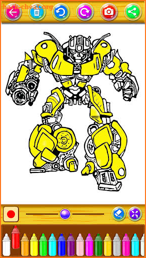 My Robots Coloring Book screenshot