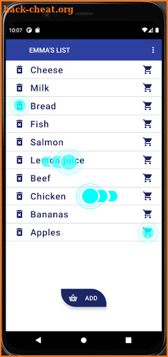 My Simple Shopping List Pro screenshot