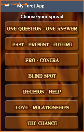 My Tarot App - Card Reading Premium screenshot