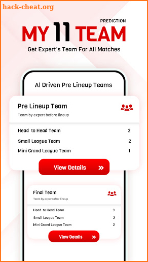 My Team 11 Prediction - My11 Expert Circle Team screenshot