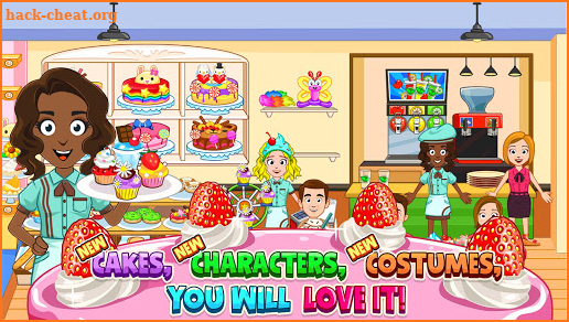 My Town : Bakery Free screenshot