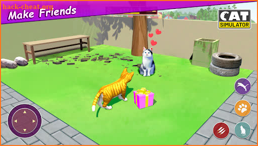 My virtual cat simulator screenshot