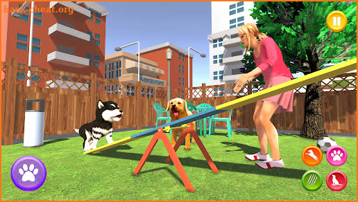 My virtual dog puppy simulator screenshot