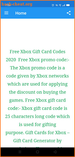 my xbl gift code screenshot