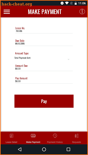 myAccount MotoLease screenshot