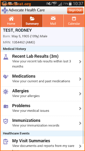 MyAdvocate Mobile screenshot