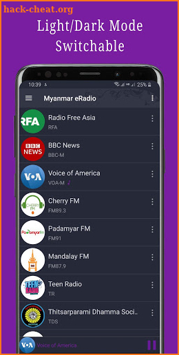 Myanmar eRadio screenshot