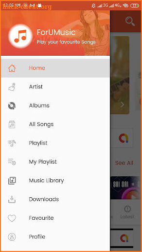 Myanmar Music Player Downloader :ForUMusic screenshot