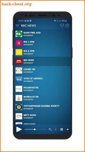 Myanmar Radio Stations: Radio Myanmar screenshot