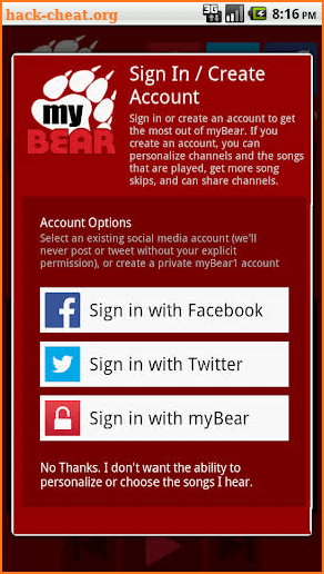 myBear 98.9 The Bear screenshot