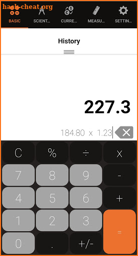 myCalc - Calculator for Free screenshot