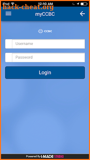 myCCBC screenshot