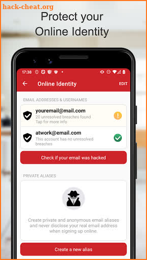 MyCyberHome - Mobile Security & Privacy Protection screenshot