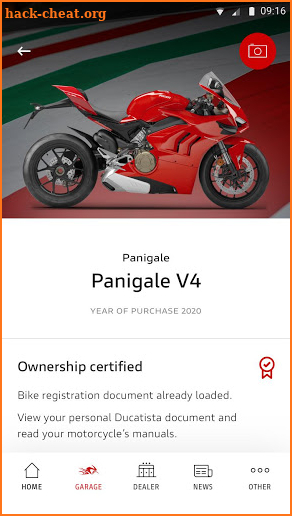 MyDucati screenshot