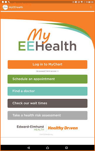 MyEEHealth screenshot