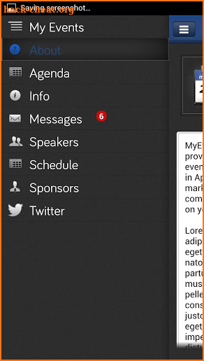 MyEvents2Go™ screenshot