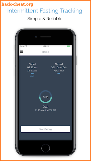 MyFast - Intermittent Fasting Timer and Tracking screenshot