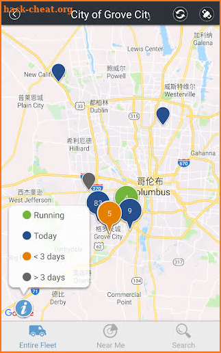 MyFleet Location for Geotab screenshot