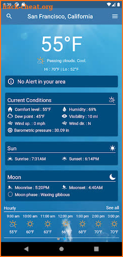 MyForecast - Powered by CustomWeather, Inc. screenshot