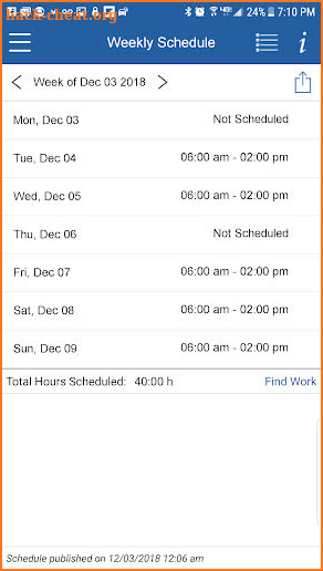 MyGooseSchedule screenshot