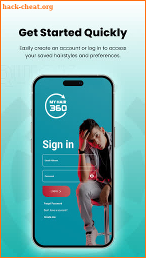 MyHair360 Men's Hair Editor screenshot