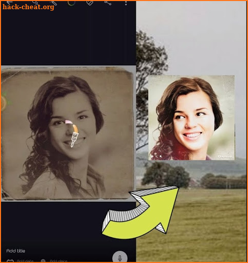 MyHeritage photo animation walkthrough screenshot