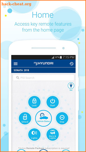 MyHyundai with Blue Link screenshot