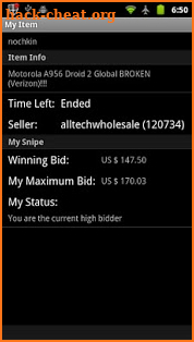 Myibidder Sniper for eBay Pro screenshot