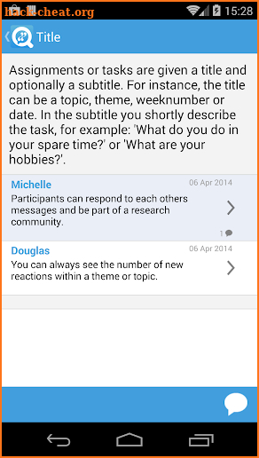 MyInsights screenshot