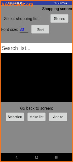 MyList screenshot