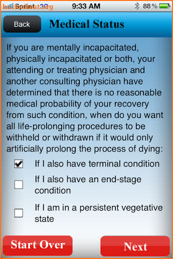 MyLivingWill - Living Will App screenshot
