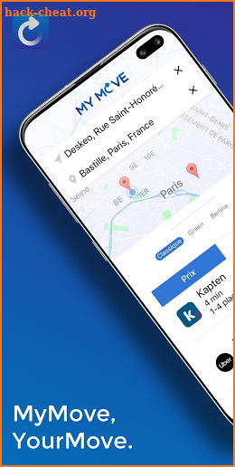 MyMove - Comparateur VTC & Taxi screenshot