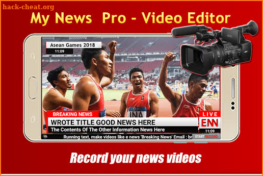 MyNews Rec Pro - Video Editor 2019 screenshot