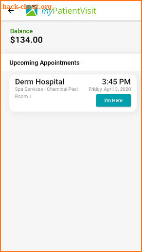 myPatientVisit Portal screenshot