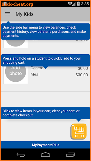 MyPaymentsPlus screenshot