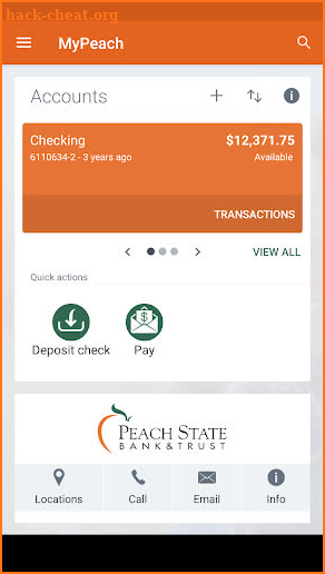 MyPeach screenshot