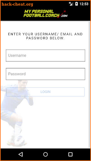 MyPersonalFootballCoach screenshot