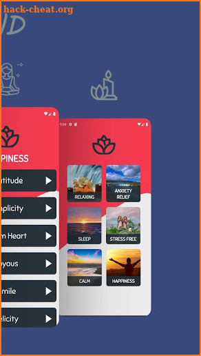 MyRelax – Anxiety Relief App music stress screenshot