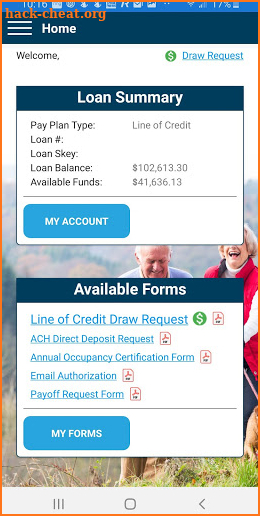 myReverseAccount screenshot