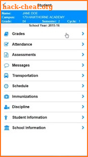 mySAISD Parent Access screenshot