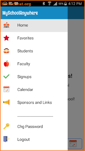 MySchoolAnywhere screenshot