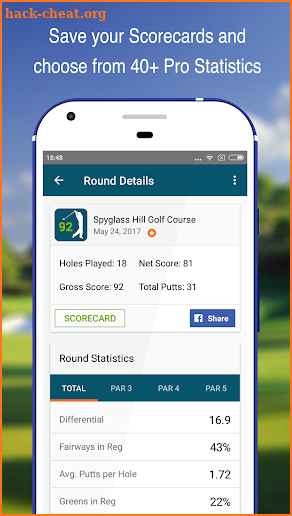 MyScorecard Golf Score Tracker screenshot