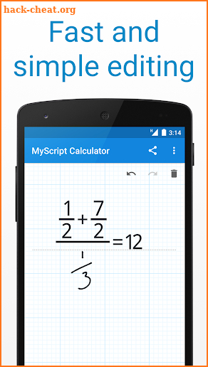 MyScript Calculator screenshot