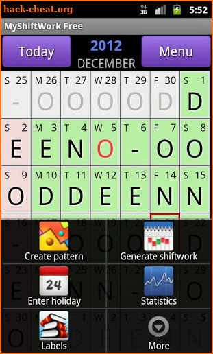 MyShiftWork Pro screenshot