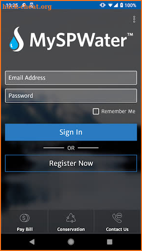 MySPWater screenshot