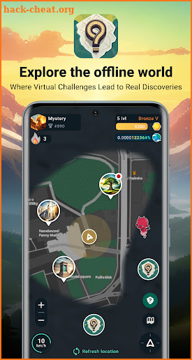 MysteryHike: Reveal World Maps screenshot