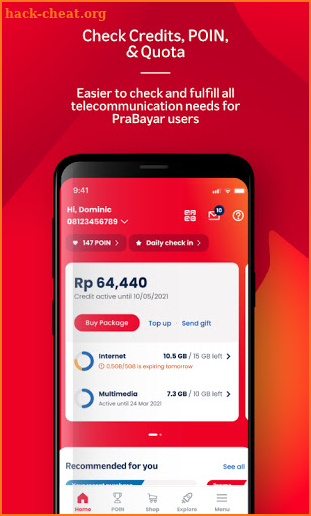 MyTelkomsel – Buy Credit/Packages & Get 7.5GB screenshot